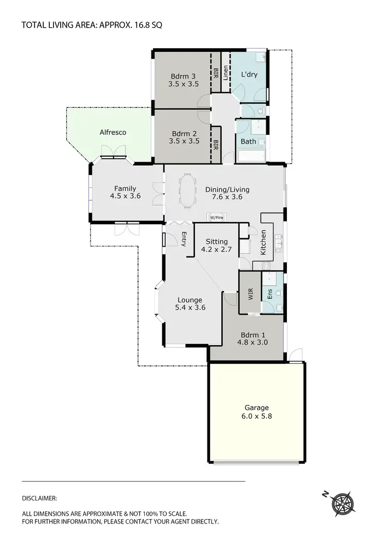 Floorplan of Homely house listing, 6 Colonial Court, Alfredton VIC 3350