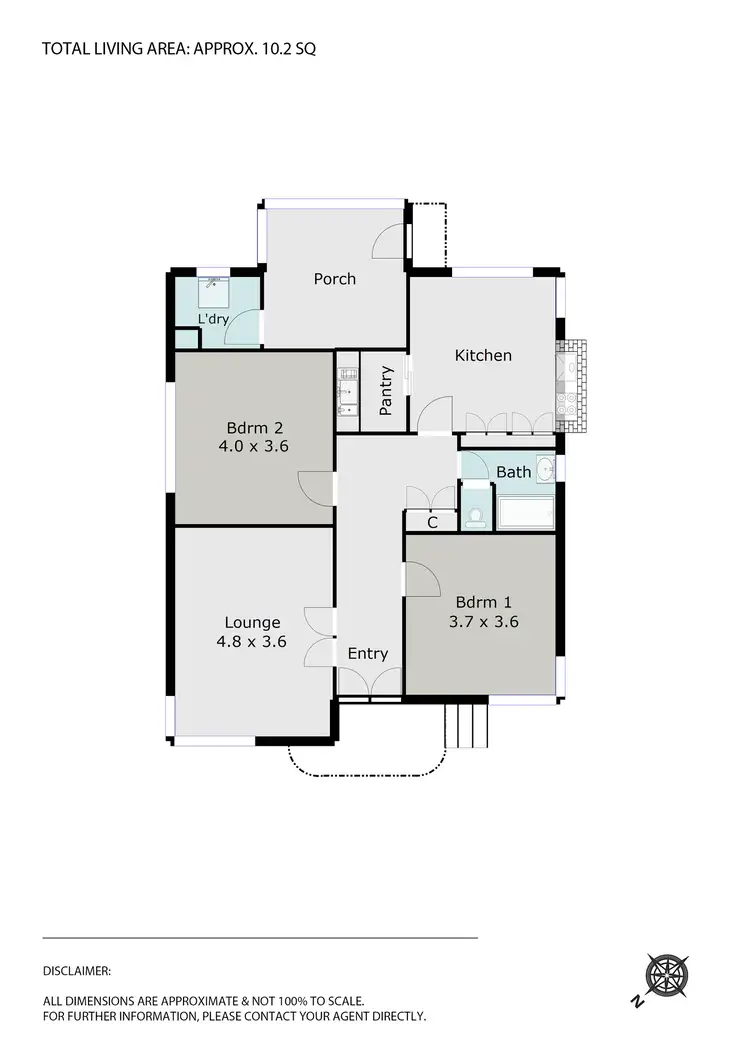 Floorplan of Homely house listing, 407 Humffray Street South, Golden Point VIC 3350