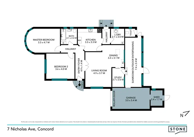Floorplan of Homely house listing, 7 Nicholas Avenue, Concord NSW 2137