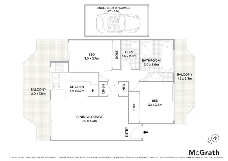 Floorplan of Homely unit listing, 6/221 Dunmore Street, Pendle Hill NSW 2145