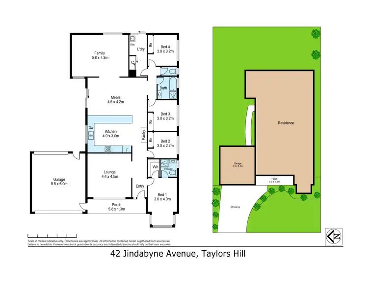 Floorplan of Homely house listing, 42 Jindabyne Avenue, Taylors Hill VIC 3037