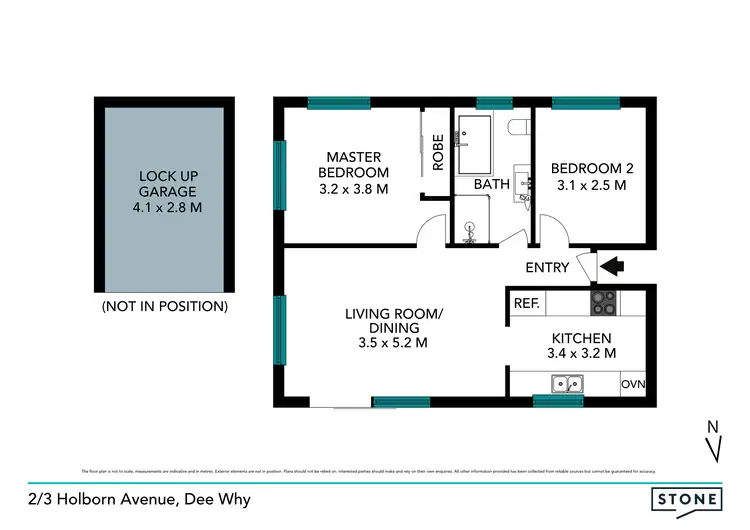 Floorplan of Homely apartment listing, 2/3 Holborn Avenue, Dee Why NSW 2099