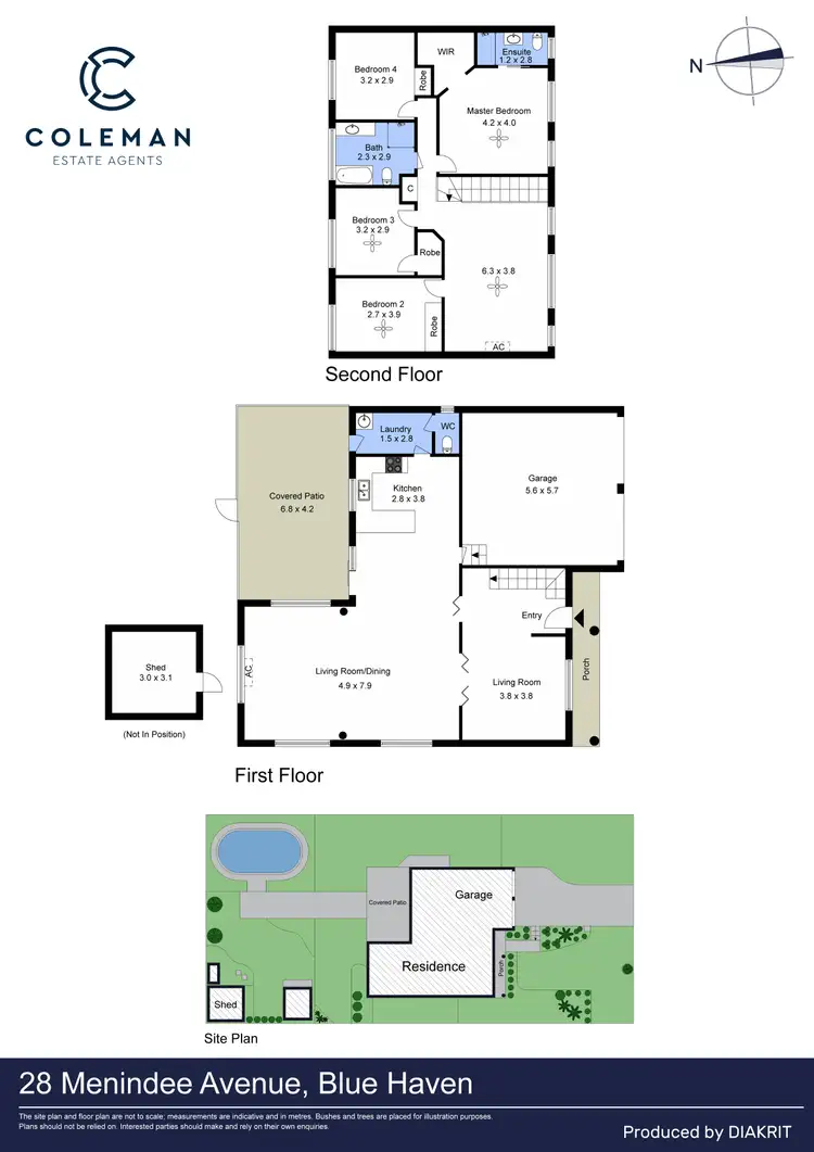 Floorplan of Homely house listing, 28 Menindee Avenue, Blue Haven NSW 2262