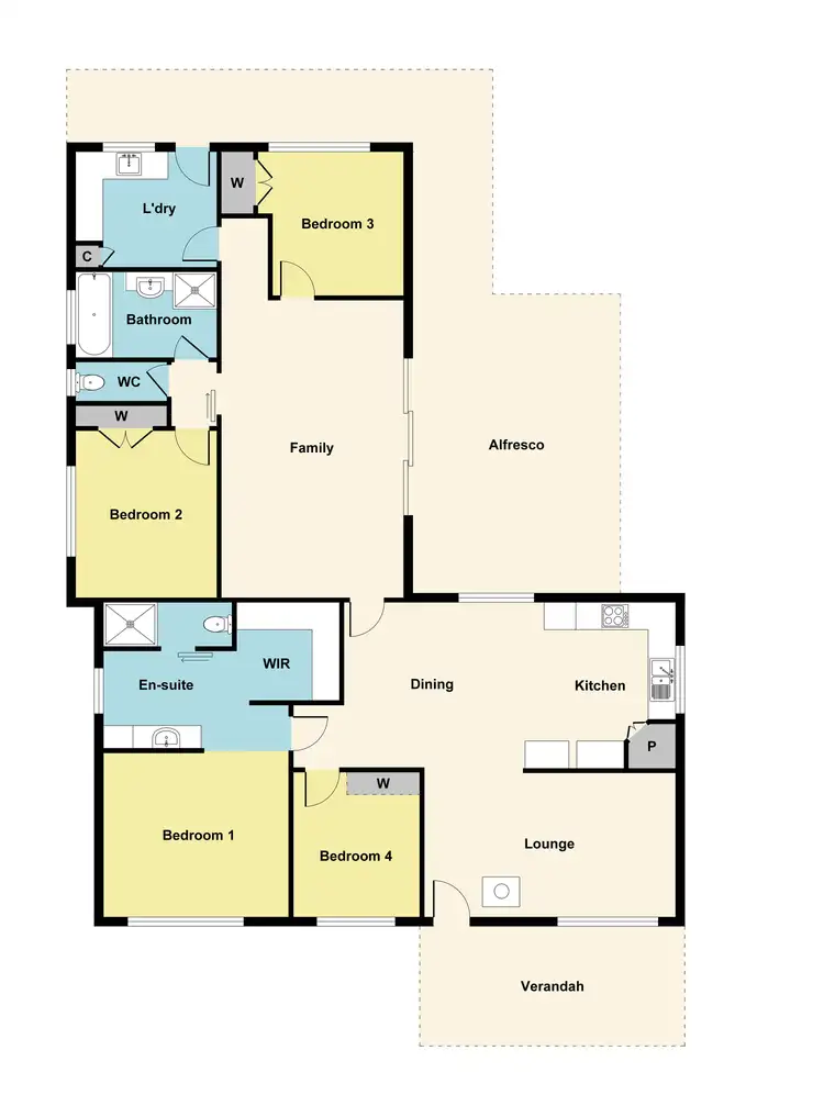 Floorplan of Homely house listing, 9 Sykes Avenue, Mount Pleasant VIC 3350