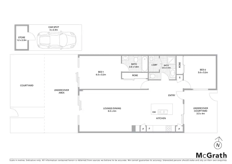 Floorplan of Homely unit listing, 2/54 MacArthur Street, Parramatta NSW 2150