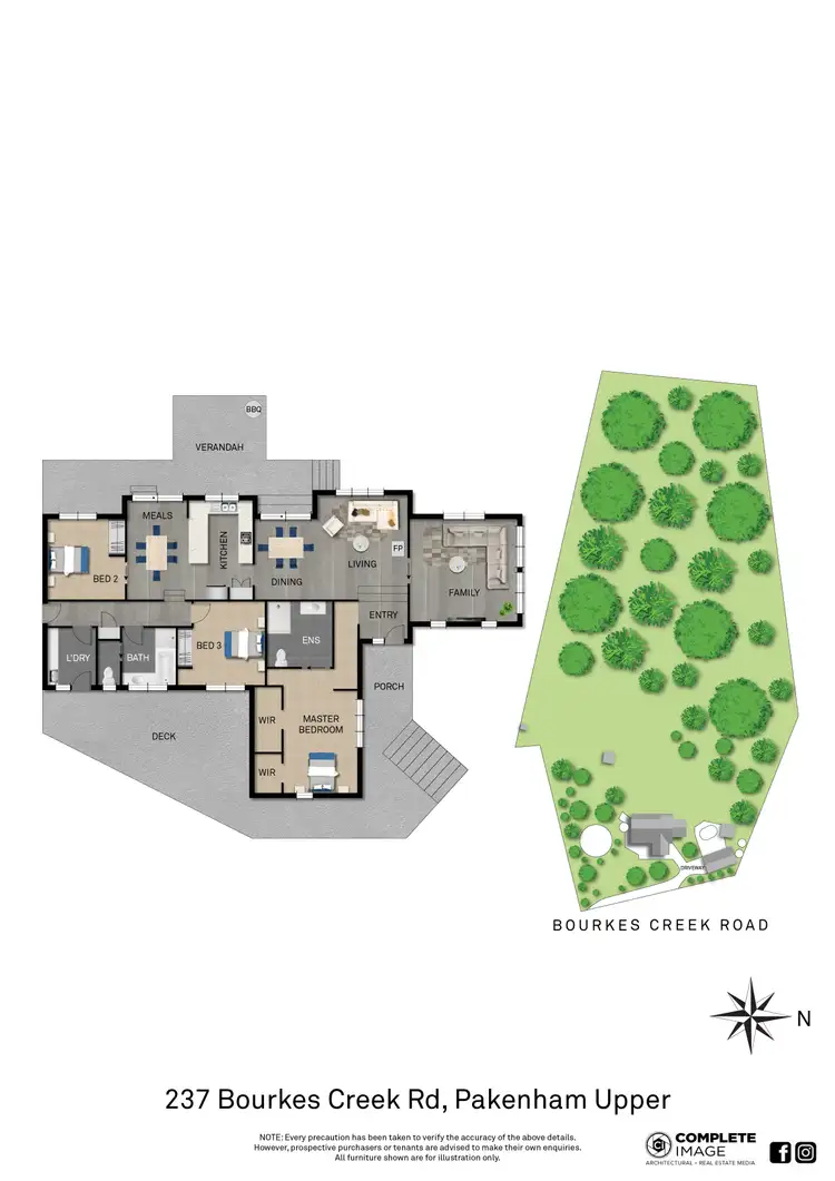 Floorplan of Homely house listing, 237 Bourkes Creek Road, Pakenham Upper VIC 3810