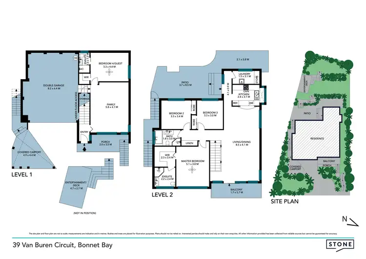 Floorplan of Homely house listing, 39 Van Buren Circuit, Bonnet Bay NSW 2226