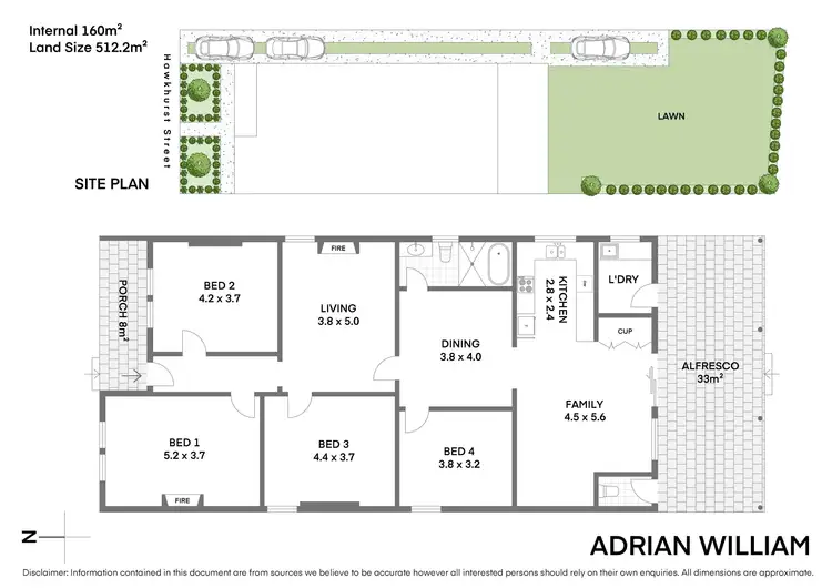 Floorplan of Homely house listing, 7 Hawkhurst Street, Marrickville NSW 2204