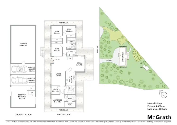 Floorplan of Homely house listing, 9 Hall Street, Ballan VIC 3342