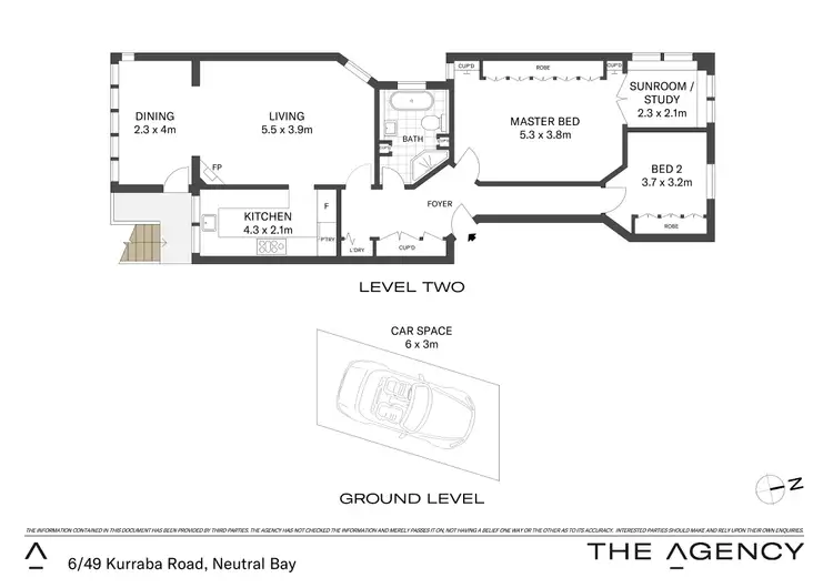 Floorplan of Homely apartment listing, 6/49 Kurraba Road, Neutral Bay NSW 2089