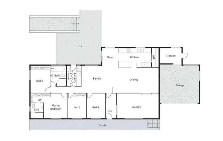 Floorplan of Homely house listing, 12 Bindon Place, Wanniassa ACT 2903