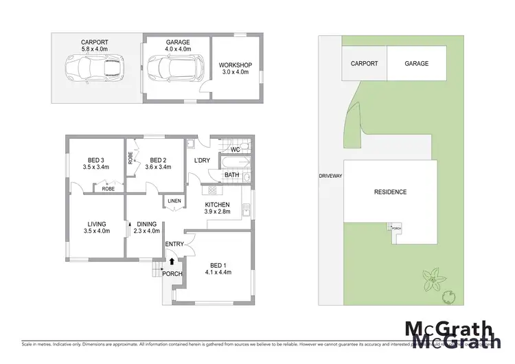 Floorplan of Homely house listing, 270 Sharp Street, Cooma NSW 2630