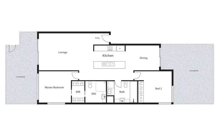 Floorplan of Homely apartment listing, 37/51 Dawes Street, Kingston ACT 2604