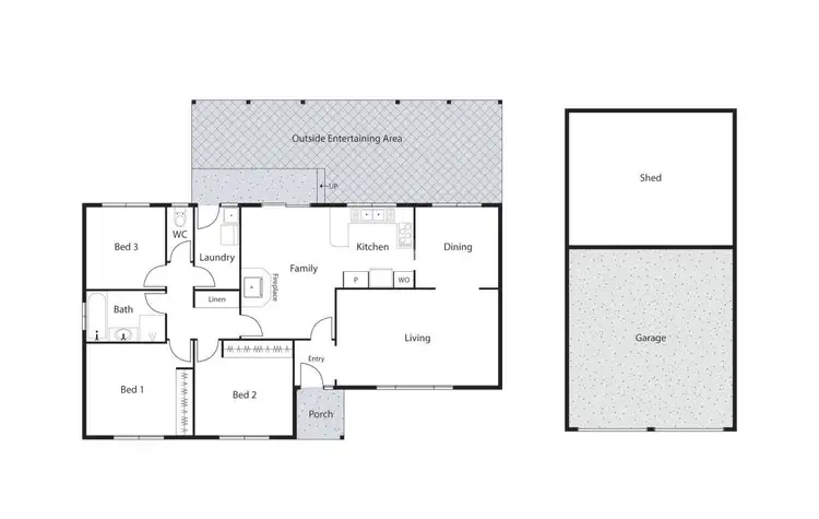 Floorplan of Homely house listing, 17 Swanton Street, Chisholm ACT 2905
