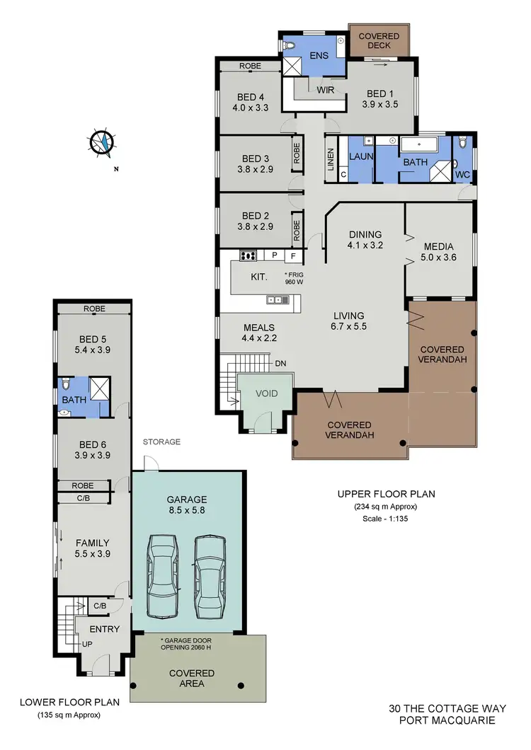 Floorplan of Homely house listing, 30 The Cottage Way, Port Macquarie NSW 2444