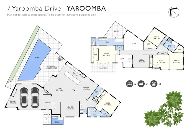 Floorplan of Homely house listing, 7 Yaroomba Drive, Yaroomba QLD 4573