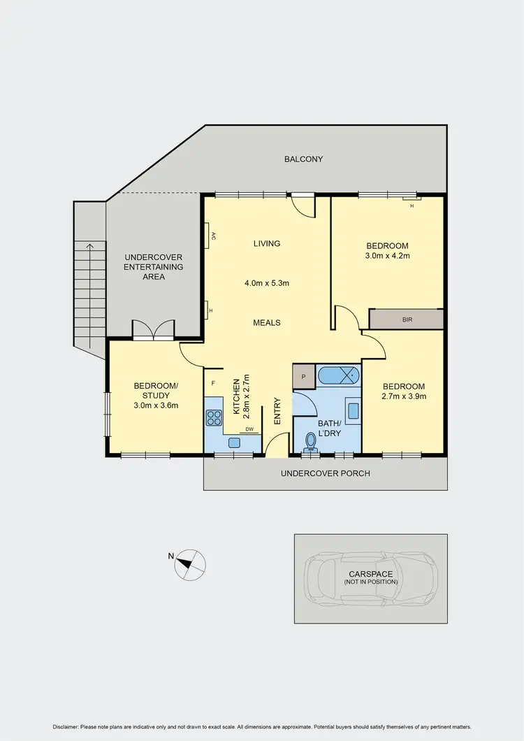 Floorplan of Homely unit listing, 2/19 Van Ness Avenue, Maribyrnong VIC 3032