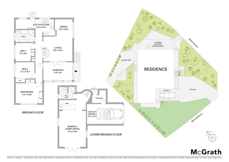 Floorplan of Homely house listing, 89 Moncrieff Drive, East Ryde NSW 2113