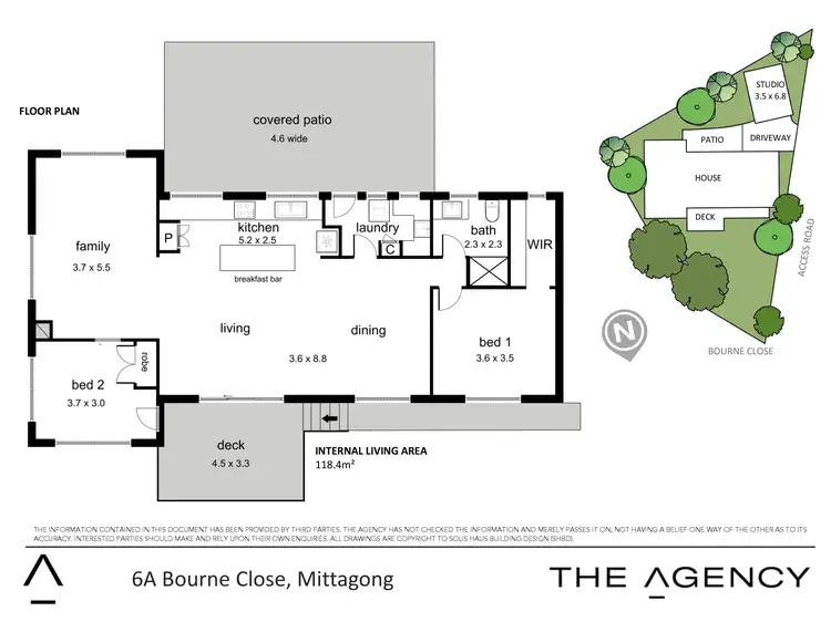 Floorplan of Homely house listing, 6a Bourne Close, Mittagong NSW 2575