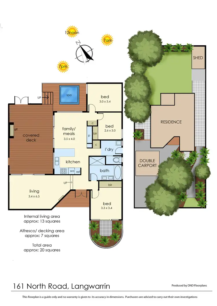 Floorplan of Homely house listing, 161 North Road, Langwarrin VIC 3910