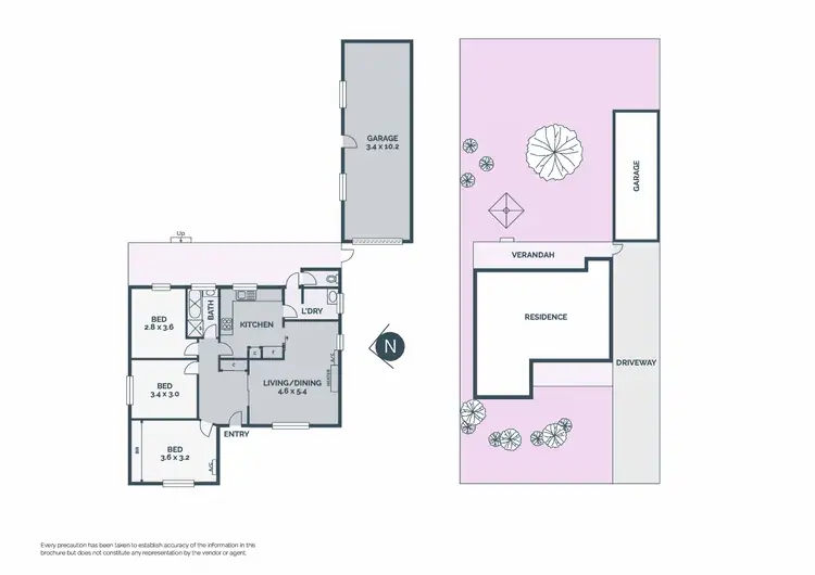 Floorplan of Homely house listing, 454 Station Street, Lalor VIC 3075