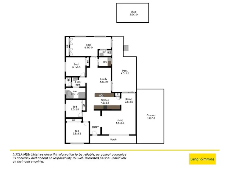 Floorplan of Homely house listing, 15 Gerald Crescent, Doonside NSW 2767