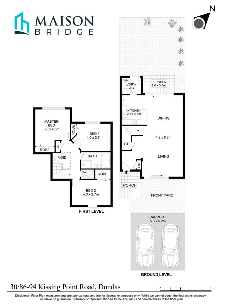 Floorplan of Homely townhouse listing, 30/86-94 Kissing Point Road, Dundas NSW 2117