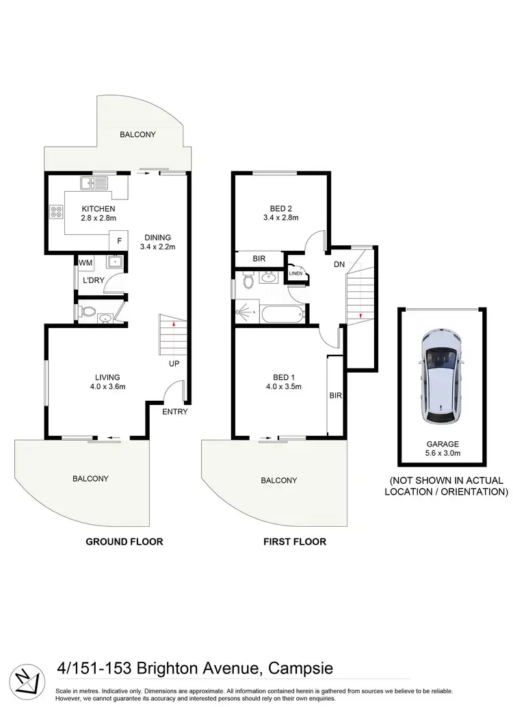 Floorplan of Homely apartment listing, 4/151-153 Brighton Avenue, Campsie NSW 2194