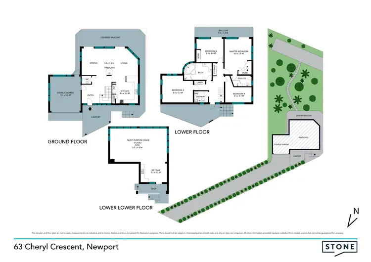 Floorplan of Homely house listing, 63 Cheryl Crescent, Newport NSW 2106