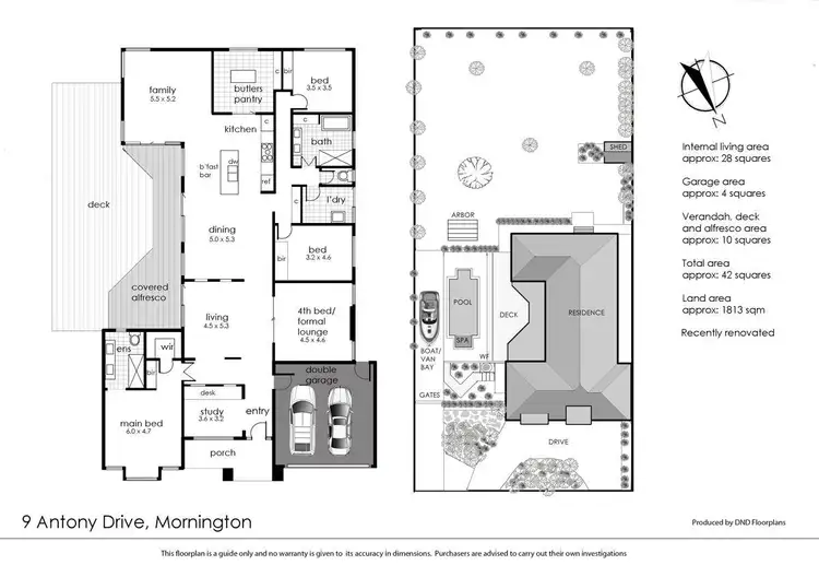 Floorplan of Homely house listing, 9 Antony Drive, Mornington VIC 3931
