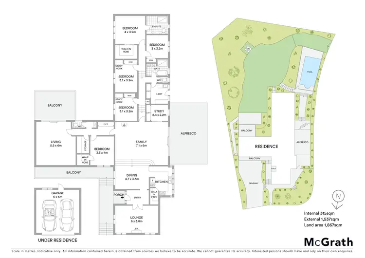 Floorplan of Homely house listing, 1 Pall Mall, Wandana Heights VIC 3216