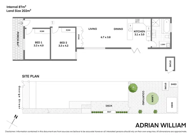 Floorplan of Homely house listing, 57 George Street, Sydenham NSW 2044