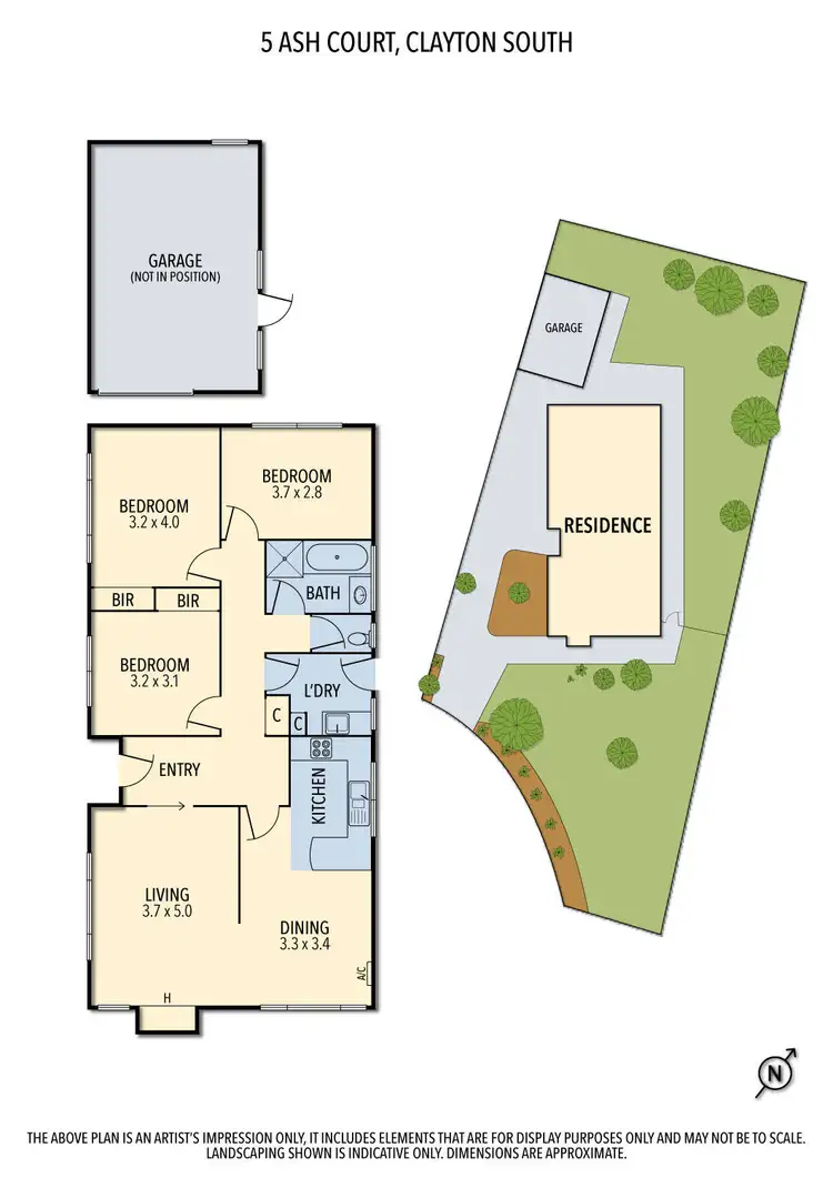 Floorplan of Homely house listing, 5 Ash Court, Clayton South VIC 3169