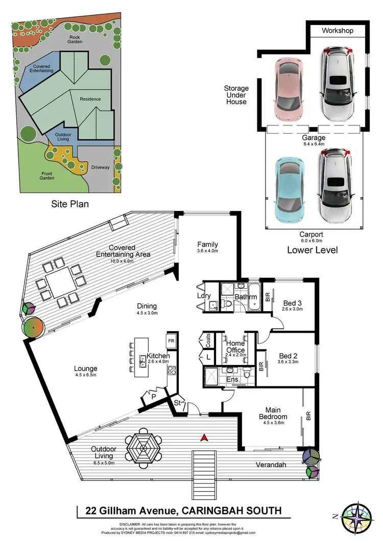 Floorplan of Homely house listing, 22 Gillham Avenue, Caringbah South NSW 2229