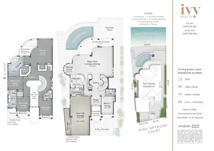 Floorplan of Homely house listing, 37 King Arthurs Court, Sovereign Islands QLD 4216