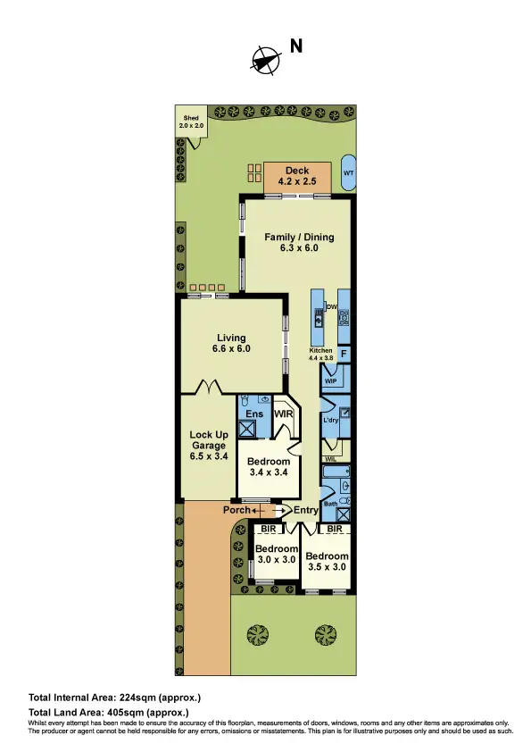 Floorplan of Homely house listing, 82A Greene Street, South Kingsville VIC 3015