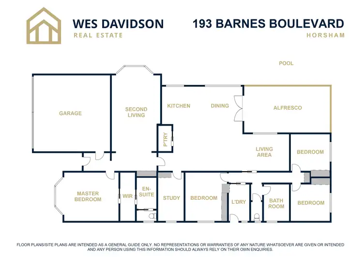 Floorplan of Homely house listing, 193 Barnes Boulevard, Horsham VIC 3400