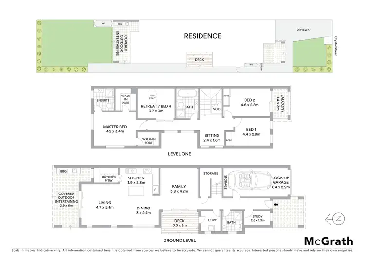 Floorplan of Homely semi-detached listing, 17B Crystal Street, Sylvania NSW 2224