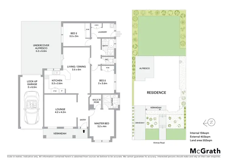 Floorplan of Homely house listing, 8 Aintree Road, Bell Post Hill VIC 3215