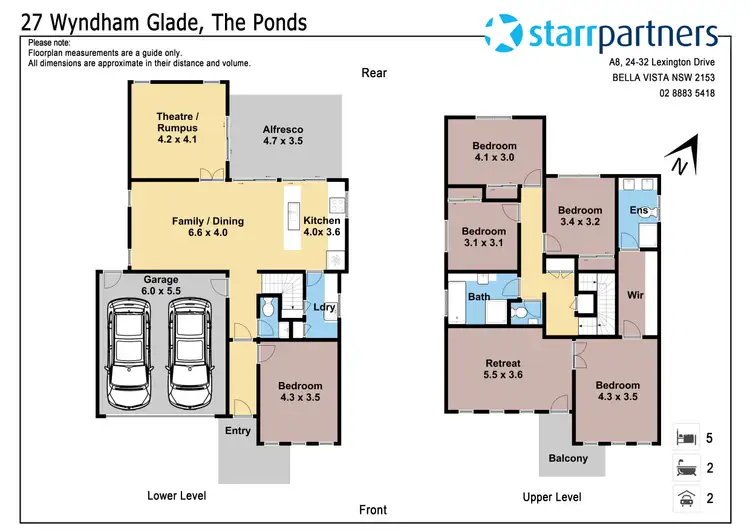 Floorplan of Homely house listing, 27 Wyndham Glade, The Ponds NSW 2769