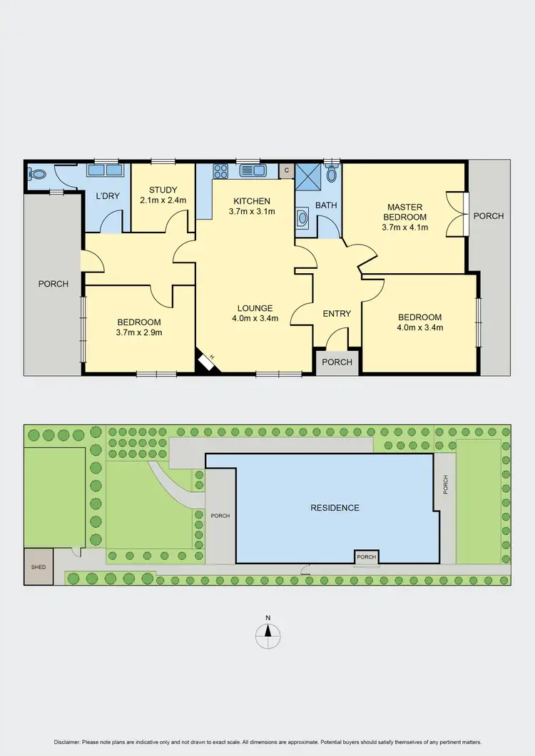 Floorplan of Homely house listing, 25 Saunders Street, Coburg VIC 3058