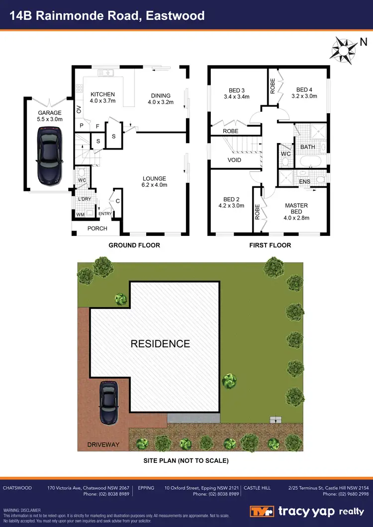 Floorplan of Homely house listing, 14B Raimonde Road, Eastwood NSW 2122