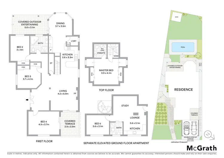Floorplan of Homely house listing, 22 Johnston Crescent, Lane Cove NSW 2066