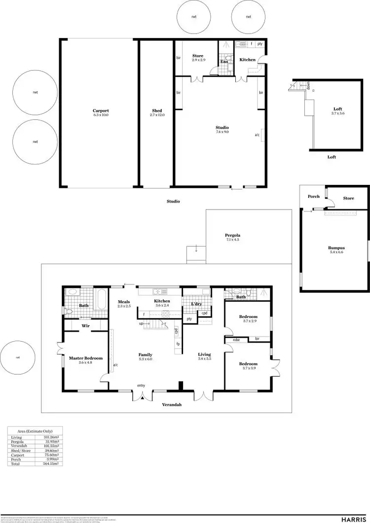 Floorplan of Homely house listing, 317 Strathalbyn Road, Mylor SA 5153