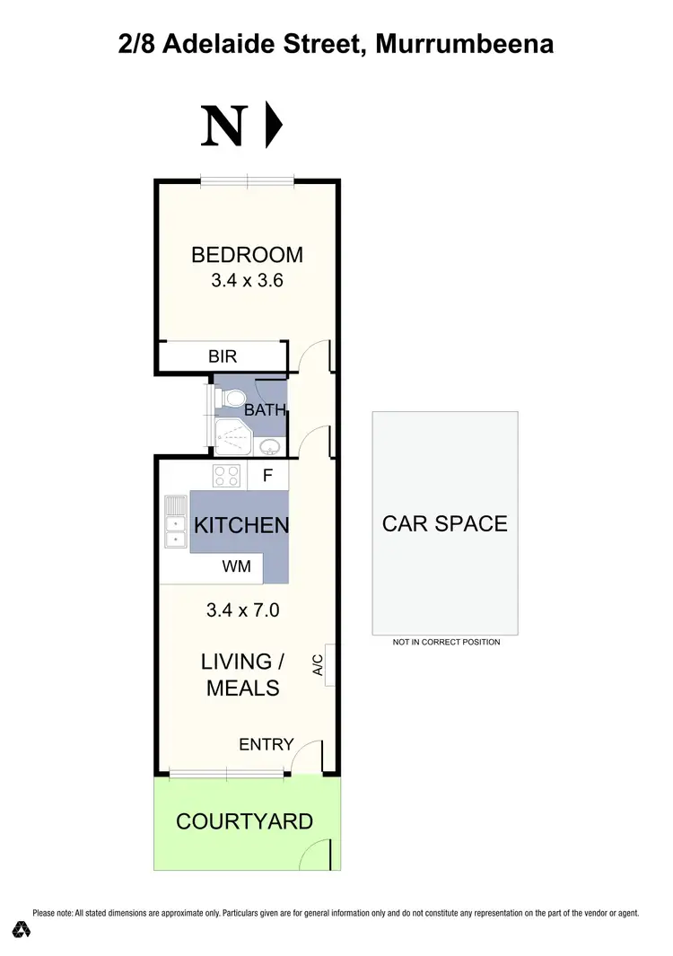 Floorplan of Homely unit listing, 2/8 Adelaide Street, Murrumbeena VIC 3163