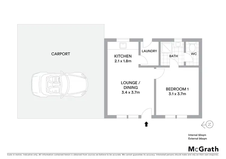 Floorplan of Homely unit listing, 5/2 Martin Street, Thomson VIC 3219