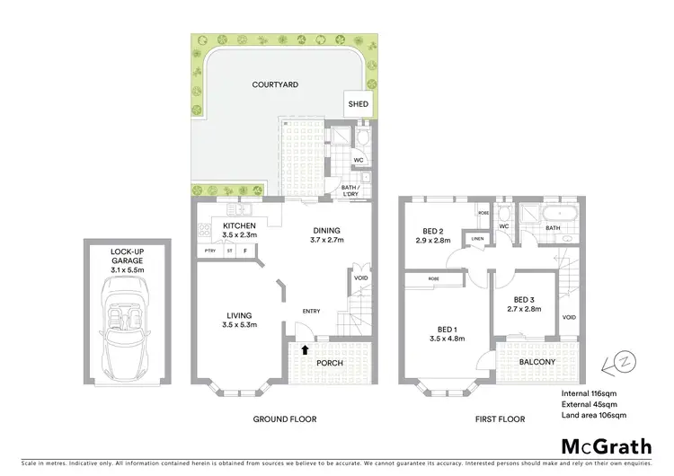Floorplan of Homely townhouse listing, 2/31 Bream Road, Ettalong Beach NSW 2257