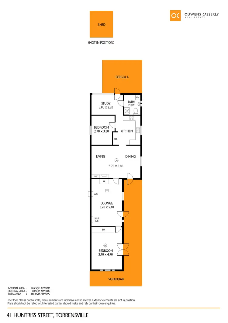 Floorplan of Homely house listing, 41 Huntriss Street, Torrensville SA 5031