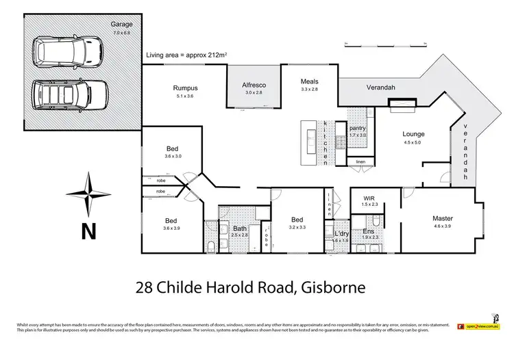 Floorplan of Homely house listing, 28 Childe Harold Road, Gisborne VIC 3437