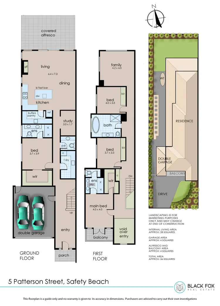 Floorplan of Homely house listing, 5 Patterson Street, Safety Beach VIC 3936